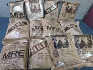 lot 271 image: Sealed Case of 12 MREs Meal Ready ...