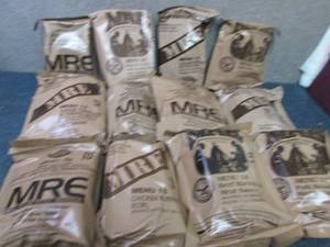 lot 275 image: Sealed Case of 12 MREs Meal Ready ...