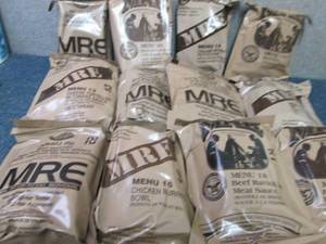 lot 277 image: Sealed Case of 12 MREs Meal Ready ...