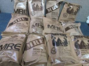 lot 281 image: Sealed Case of 12 MREs Meal Ready ...