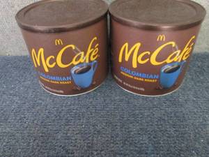 lot 366 image: 2- 30 oz Cans McCafe Medium Dark Ro...