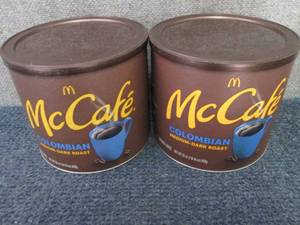 lot 368 image: 2- 30 oz Cans McCafe Medium Dark Ro...