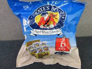 lot 372 image: 6- 6ct Bags Pirates Booty Aged Whit...