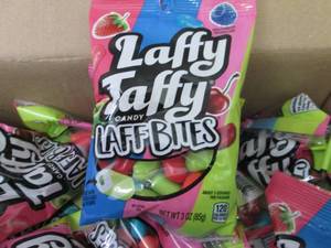 lot 381 image: 12- 3 oz Laffy Taffy Laff Bites...