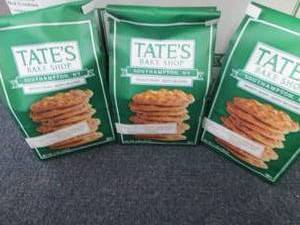 lot 387 image: 3- 7 oz Tates Bake Shop White Choc...