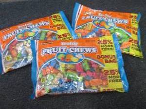 lot 408 image: 3- 18 oz Tootsie Fruit Chews...