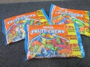 lot 409 image: 3- 18 oz Tootsie Fruit Chews...