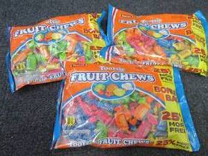 lot 414 image: 3- 18 oz Tootsie Fruit Chews...