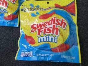 lot 432 image: 6- 12 oz Swedish Fish Mini...