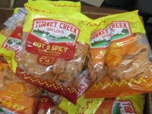lot 448 image: 12- 2  oz Bags Turkey Creek Chichar...