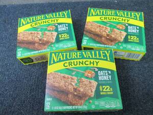 lot 468 image: 3 Boxes Nature Valley Crunchy Oats ...
