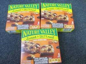 lot 470 image: 3 Boxes Nature Valley Sweet N Salty...