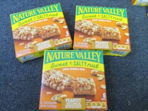 lot 474 image: 3 Boxes Nature Valley Sweet N Salty...
