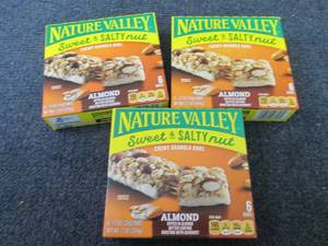 lot 479 image: 3 Boxes Nature Valley Sweet N Salty...