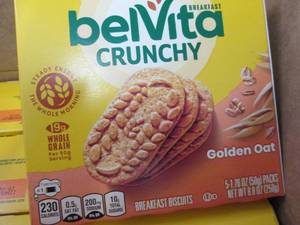 lot 502 image: 6- 5 ct BelVita Crunchy Golden Oat ...