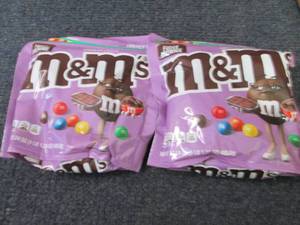 lot 505 image: 2- 17.24 Bags Fudge Brownie M&Ms...