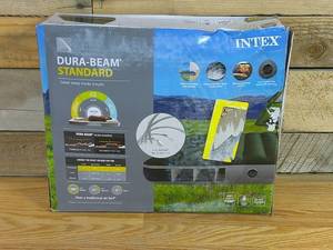 lot 26 image: Intex Dura-Beam Standard Series Prestige Downy Inflatable Airbed, Queen