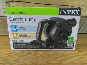 lot 84 image: Intex 110V AC Rechargeable Pump