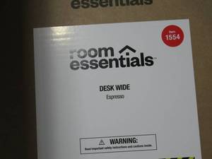 lot 99 image: Student Writing Desk with Storage - Room Essentials-Espresso