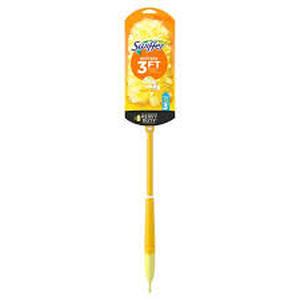 lot 212 image: Set of Swiffer Dusters Heavy Duty Extendable Handle Dusting Kit and Extra Duster Heads