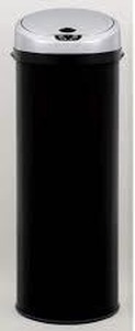 lot 216 image: Automatic-Opening Trash Bin Black