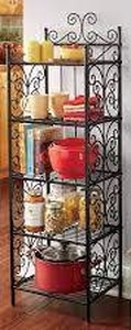 lot 228 image: 5-Tier Scroll Rack Black