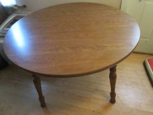 Round Wood kitchen table...