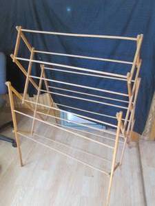 Large wooden quilt drying rack
