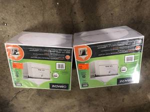 Lot of 2 Architectural Mailboxes Hamilton Premium, White, Large, Locking, Aluminum, Post Mount Mailbox  Customer Returns See Pictures