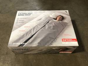 Sharper Image Calmng Heat Sauna Wrap Customer Returns See Pictures