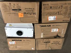 Pallet of Assorted Range Hoods Various Models and Conditions    Customer Returns See Pictures