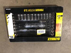 DEWALT 38 in. Drive Socket Set with Toughsystem Tray (37-Piece) Customer Returns See Pictures