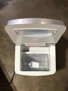 Whynter 49 lb. Portable Ice Maker in Stainless Steel with Water Connection  Customer Returns See Pictures