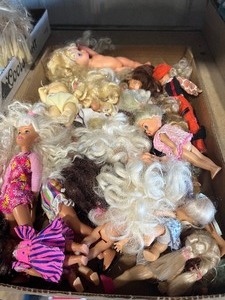 Flat of Barbies