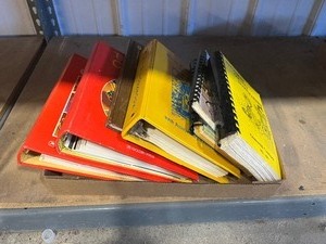 Flat of cook books  including church and other location books