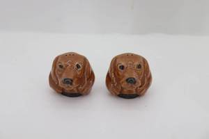 lot 7 image: Rosemeade Cocker Spaniel Salt & Pepper Shakers