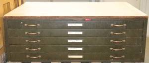 lot 55 image: Metal Flat File Holder
