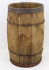 lot 103 image: Wood Keg 17 tall