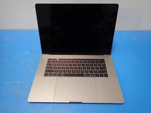 lot 11 image: Apple&nbspMacBookPro14,3 A1707 MPTR2LLA &nbspINTEL(R) CORE(TM) I7-7700HQ CPU  2.80GHZ  16GB LPDDR3 SDRAM  251GB SSD  15 screen with 3360 x 2100 Resolution  Includes IOS and Charger