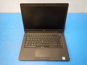 lot 69 image: Dell Latitude 5490 Laptop &nbspINTEL(R) CORE(TM) I5-8350U CPU  1.70GHZ  8GB DDR4 SDRAM  256GB SSD  14 screen with 1920 x 1080 HD Resolution  NO OS  No cables &nbspminimal wear, nice cosmetically but has some marks in screen