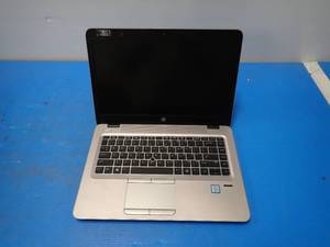 lot 71 image: HP EliteBook 840 G3 Laptop &nbspINTEL(R) CORE(TM) I5-6300U CPU  2.40GHZ  8GB DDR4 SDRAM  256GB SSD  14 screen with 1920 x 1080 HD Resolution  NO Battery  NO OS  No Cables
