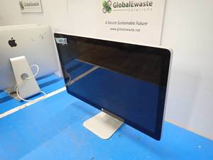 lot 74 image: Apple&nbspThunderbolt Display A1407 LCD Monitor  27 screen with 2560 x 1440 Resolution  Includes power cable and display cable