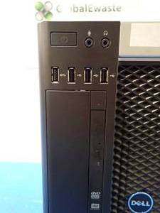 lot 80 image: Dell&nbspPrecision T5600  CPU&nbspINTEL(R) XEON(R) CPU E5-2609 0  2.40GHZ (x2 units)  32GB DDR3 ECC RAM  NO HDs  NO OS  Includes CAB-AC Power Cable