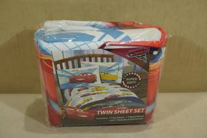 Pixar Cars 3-Piece Twin Sheet Set