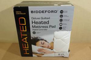 Biddeford Deluxe Quilted Heated Mattress Pad -Twin