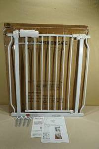 Allaibb Walk Through Baby Gate 29.13-33.86 White