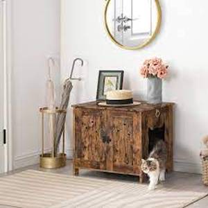 Mahancris Cat Litter Box Cabinet