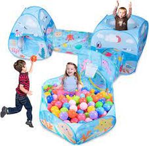 CLOVERCAT Kids Ball Pit, Tent and Tunnels