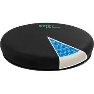 Sojoy iGelComfort Deluxe Gel Swivel Seat Cushion with Supportive Memory Foam