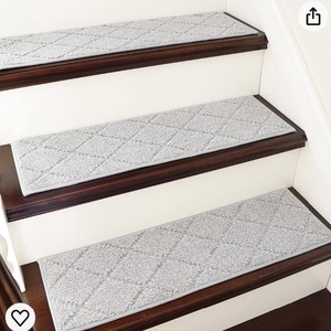 Cosy Homeer Edging Non-Slip Stair Treads 15-Pieces Gray